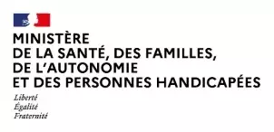 Logo du Ministère de la santé, des familles, de l'autonomie et des personnes handicaopées